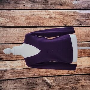Saffron Purple 100% Cashmere Size Petite Small
